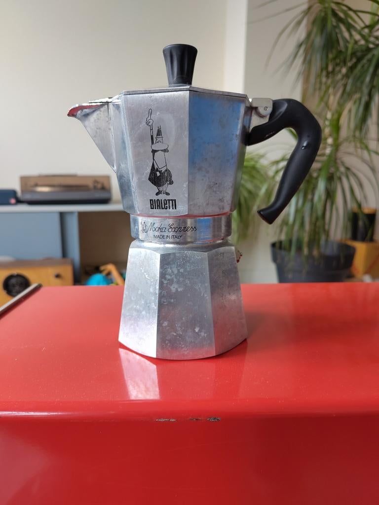 Bialetti Moka Express - Italiaans Koffiezetapparaat, Ophalen, Gebruikt