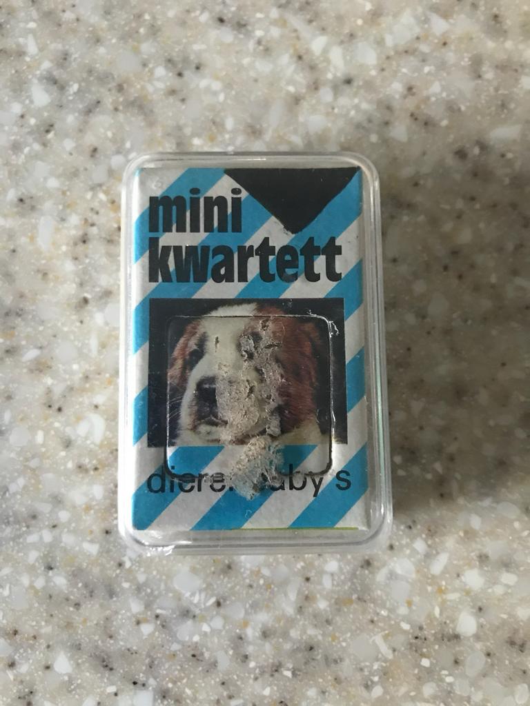 Mini Kwartet Dierenbaby's - Leuk kaartspel!, Een of twee spelers, Ophalen of Verzenden, Gebruikt
