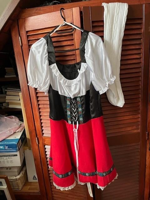 tiroler jurk maat 44, Ophalen, Carnaval, Maat 42/44 (L), Kleding