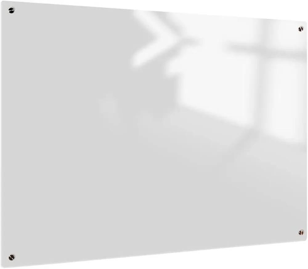 Magnetisch glassboard 120x240cm glazen whiteboard wit, Ophalen, Nieuw, Whiteboard