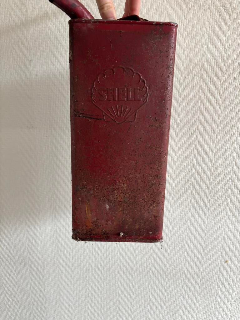 Vintage Shell Oliekan, Auto diversen, Auto-accessoires, Gebruikt, Ophalen