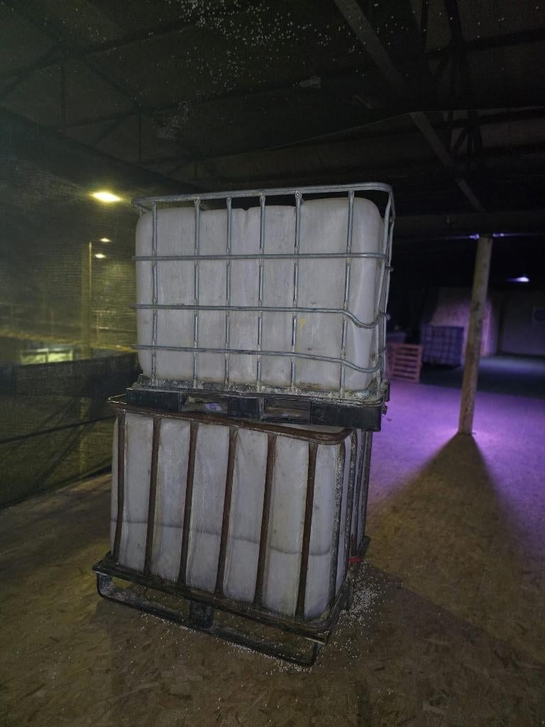 IBC containers 50x, Tuin en Terras, Regentonnen, 150 liter of meer, Ophalen, Gebruikt, Kunststof