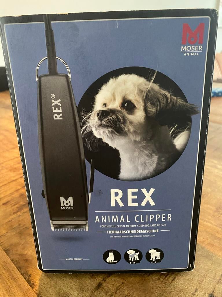 Honden tondeuse Moser Rex, Dieren en Toebehoren, Overige Dieren-accessoires, Nieuw, Ophalen of Verzenden