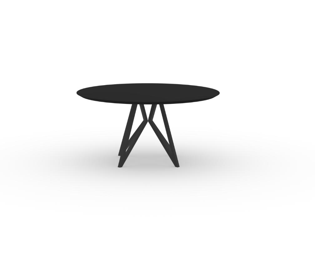 Studio Henk Eettafel 130 Zwart Fenix Butterfly Van €2689 nu, Studio Henk, Nieuw, Ophalen of Verzenden, Studio Henk