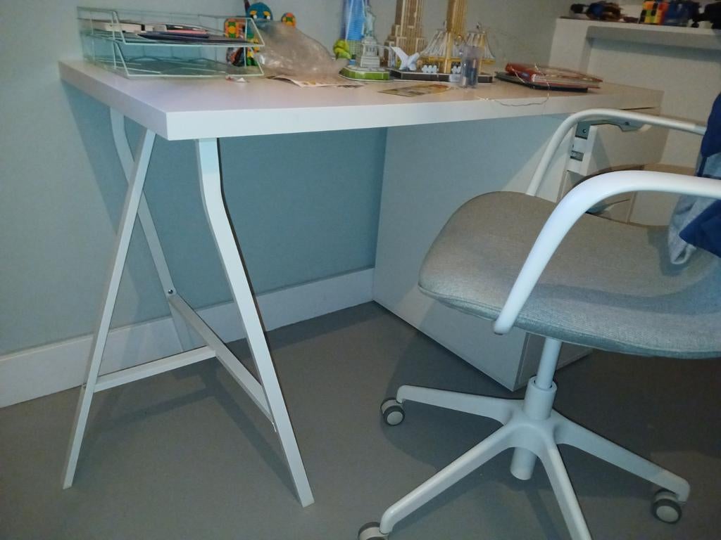 Ikea Lerberg Schraag - Wit, Ophalen, Zo goed als nieuw