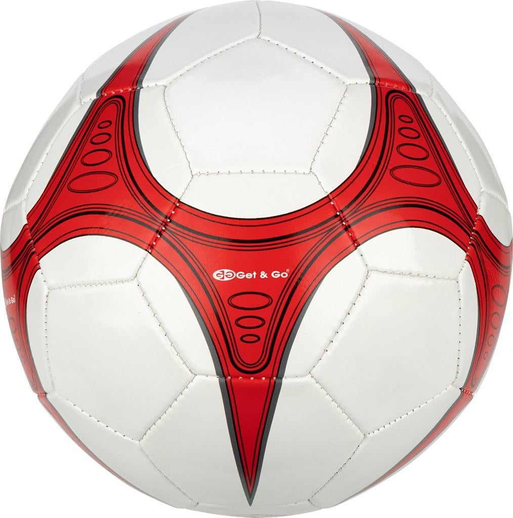 Voetbal kunstleder – Warp Speeder - Wit-Rood, Sport en Fitness, Voetbal, Maat M, Ophalen of Verzenden, Nieuw, Bal