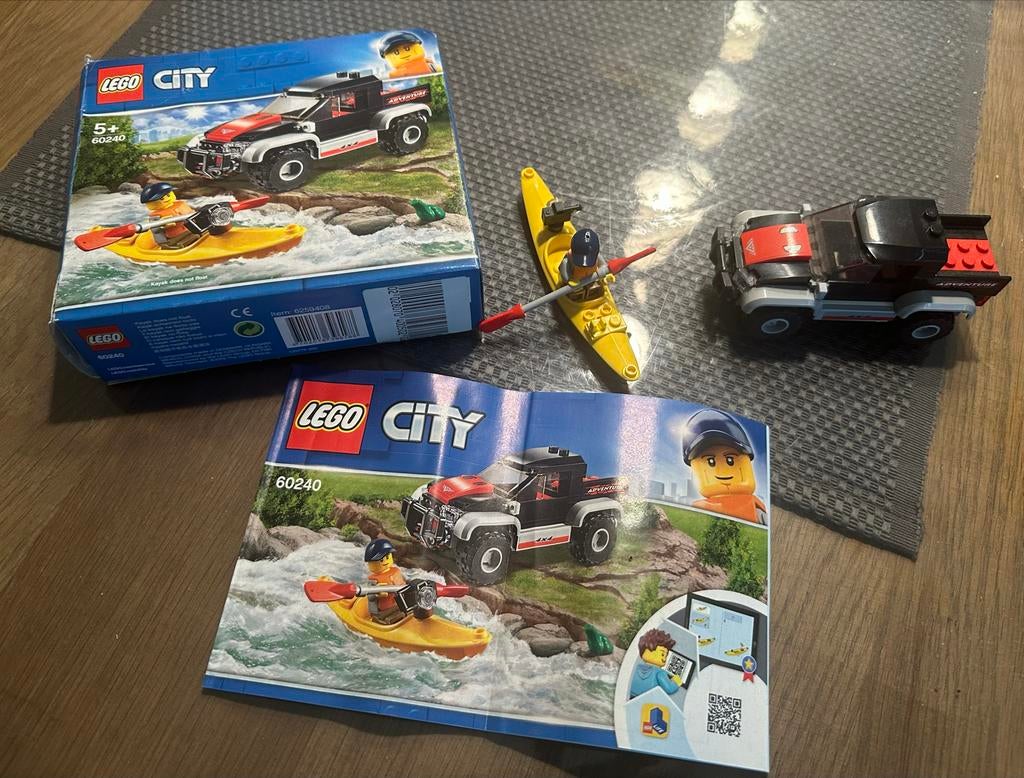 Lego City 60240 Avontuurlijke Kajakmissie, Ophalen of Verzenden, Zo goed als nieuw, Complete set, Lego