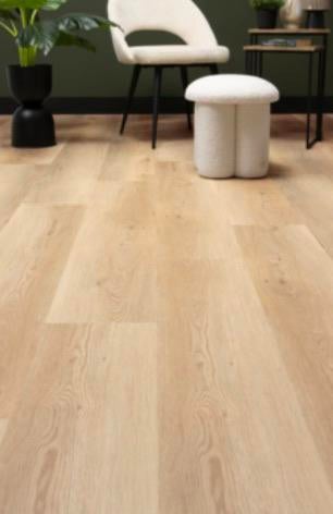 Lundia click PVC Natuur Lykke lichtbruin incl. ondervloer, Ophalen of Verzenden, Nieuw, 10 tot 25 m², Overige typen