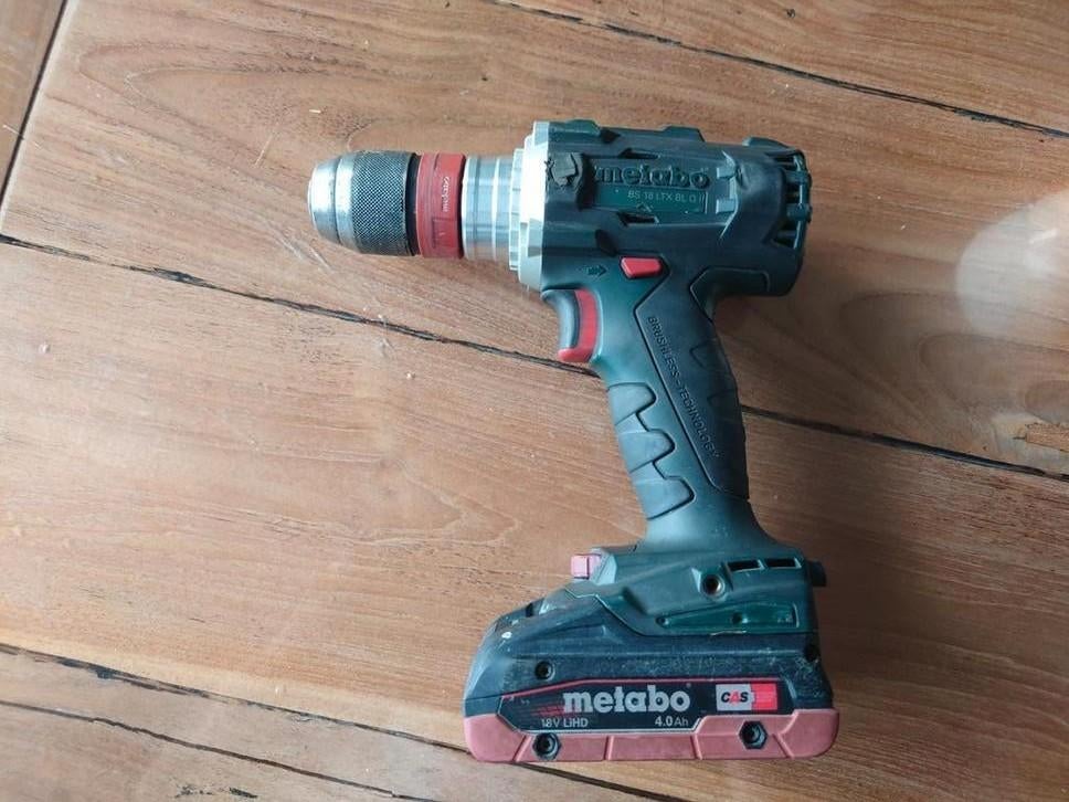 Metabo BS 18 LTX BL Q Iboor/schroefmachine met accu, Variabele snelheid, Ophalen of Verzenden, Boor- en Schroefmachine, Gebruikt