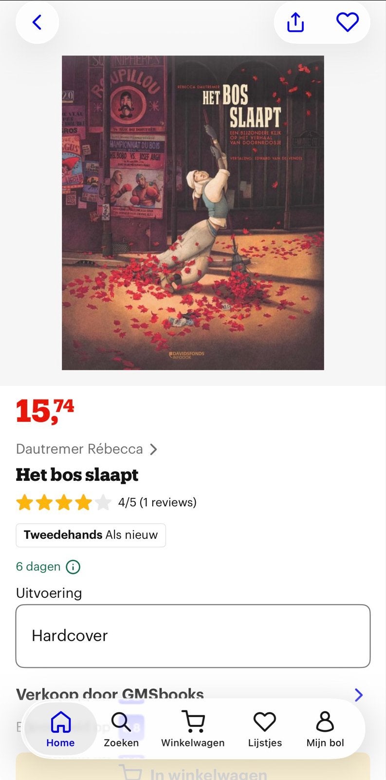 Het bos slaapt - Rébecca Dautremer (Hardcover), Boeken, Ophalen, Zo goed als nieuw