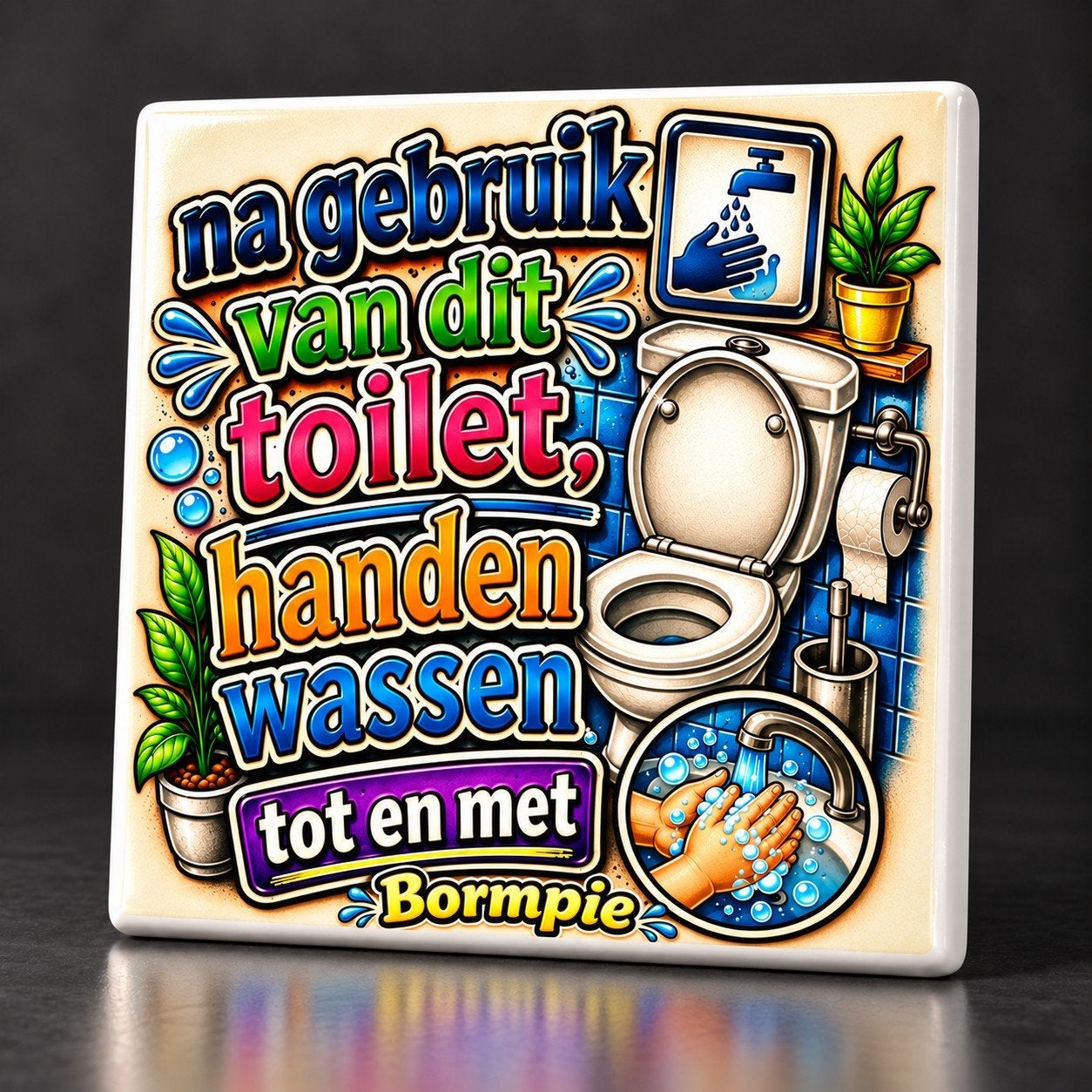 humor tegels lees advertentie, Ophalen of Verzenden, Nieuw
