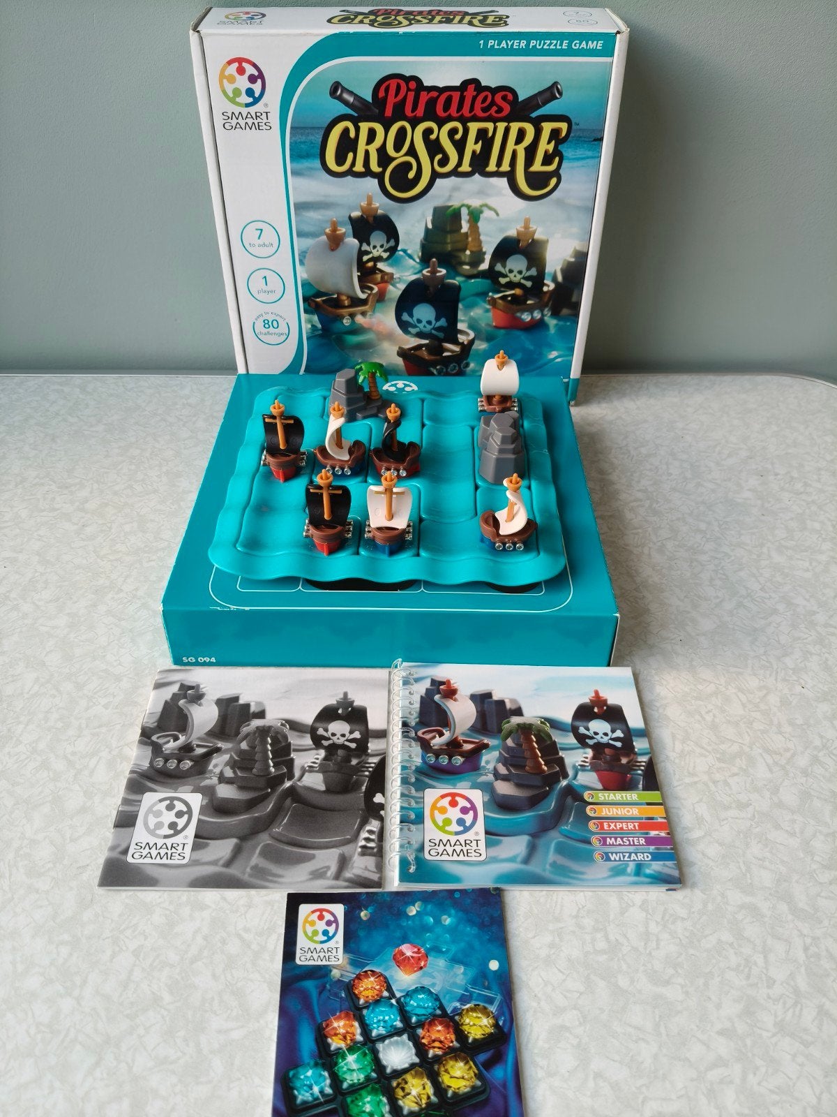 smartgame Pirates crossfire piratenspel, Kinderen en Baby's, Ophalen of Verzenden, Zo goed als nieuw, Puzzelen