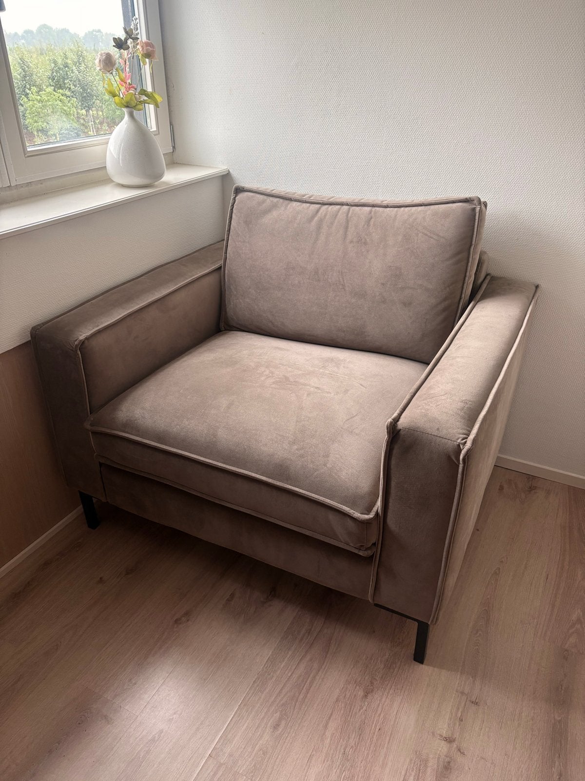 fauteuil, Ophalen, Gebruikt, Stof, 75 tot 100 cm