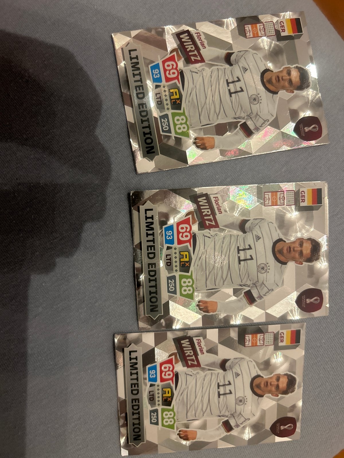 Florian Wirtz Limited Edition Panini Adrenalyn XL WK 2022, Ophalen of Verzenden, Nieuw, Buitenlandse clubs, Spelerskaart