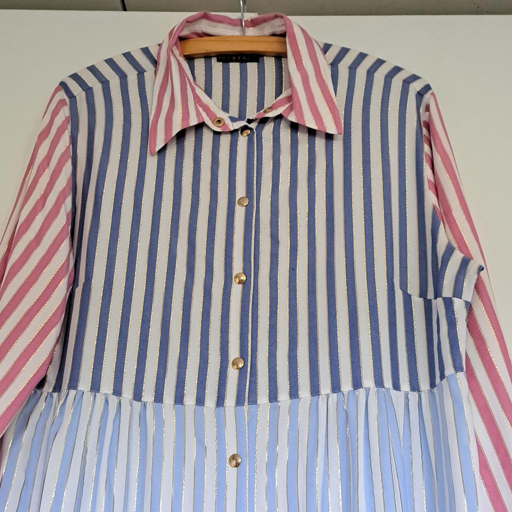 Mucho Gusto maxijurk maat XL Nieuwstaat, Maat 46/48 (XL) of groter, Ophalen of Verzenden, Onder de knie, Mucho Gusto