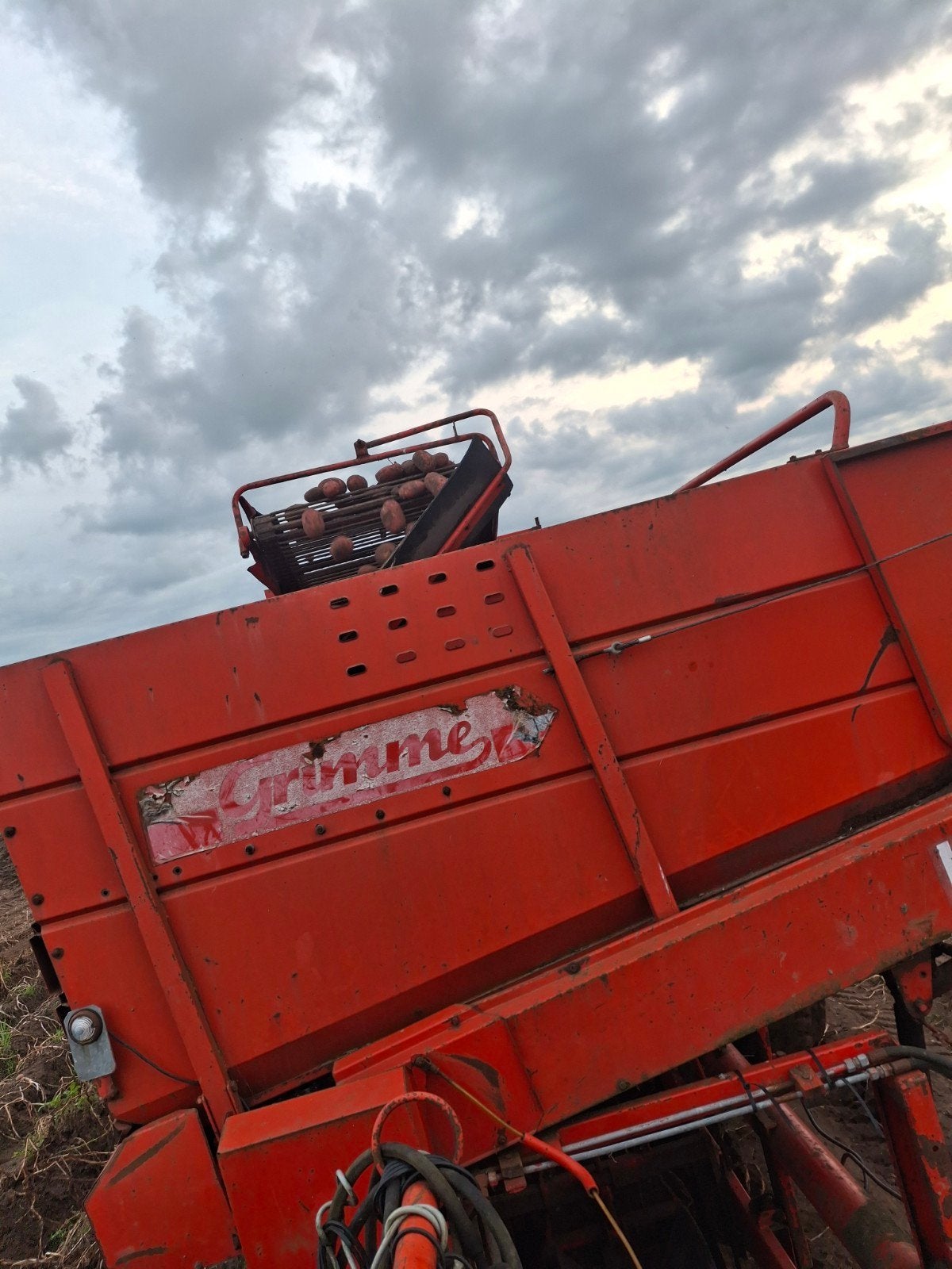 Aardappelrooier rooimachine grimme, Ophalen of Verzenden, Gebruikt