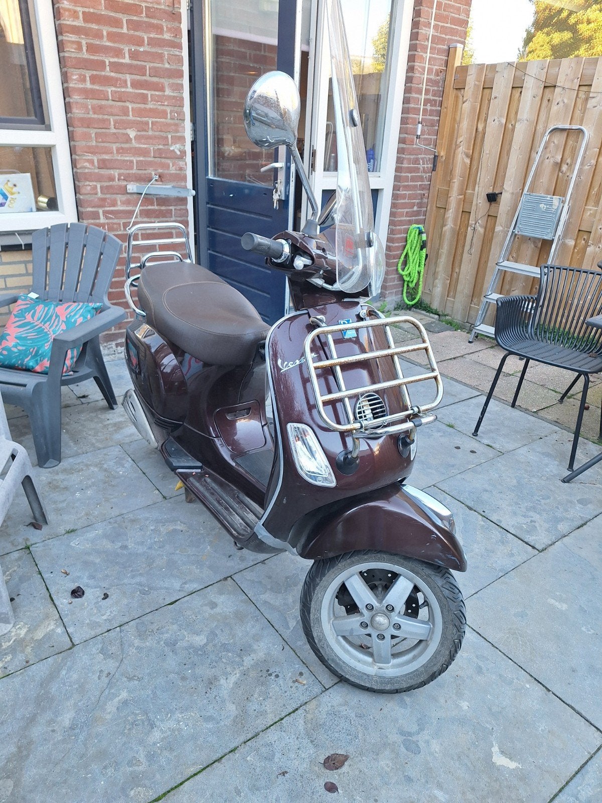Vespa LX50 Touring - Bruin -, Ophalen, Gebruikt, Overige modellen, Maximaal 45 km/u