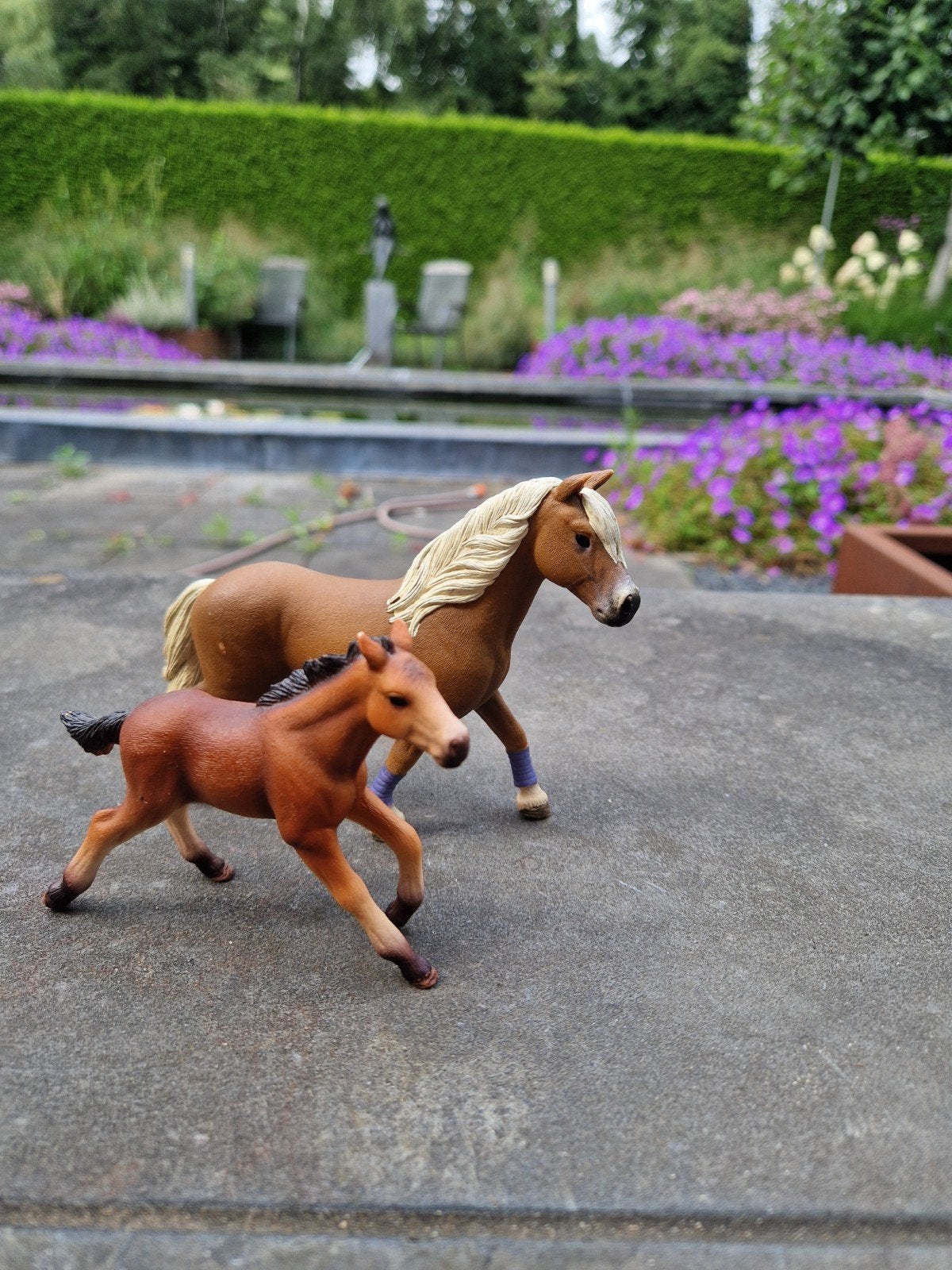 Schleich paard met veulen, Ophalen of Verzenden, Zo goed als nieuw, Paard, Beeldje of Figuurtje