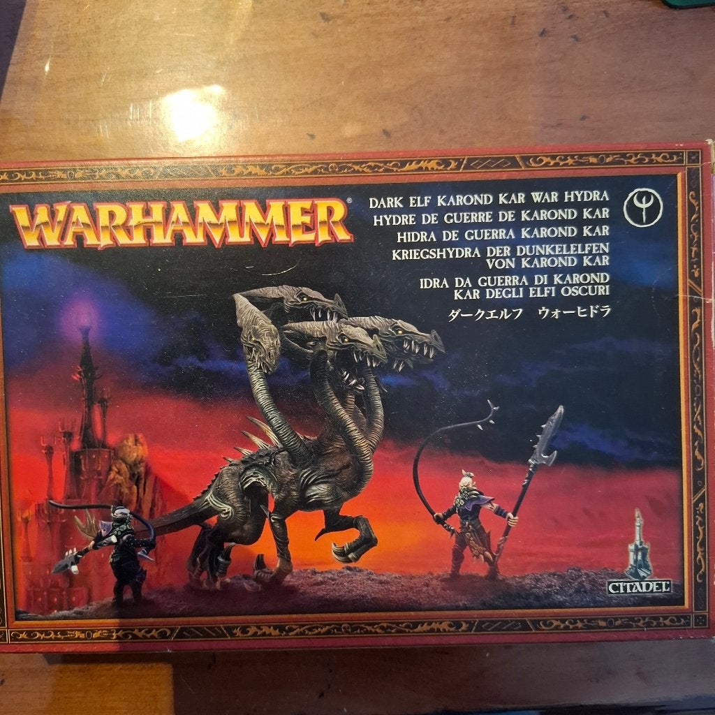 Dark elf metal hyrda incomplete, Ophalen, Gebruikt, Warhammer, Figuurtje(s)