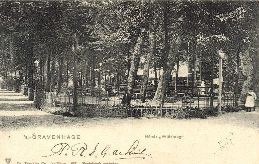 s Gravenhage - Hotel: Wittebrug - 1903 gelopen, Verzenden, Voor 1920, Gelopen, Zuid-Holland