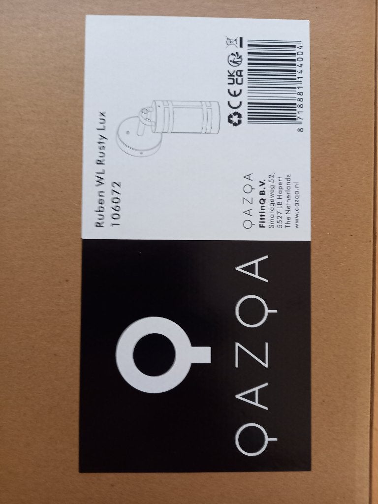 Te koop wandlamp voor buiten IP44, Ophalen of Verzenden, Nieuw, Glas, Retro