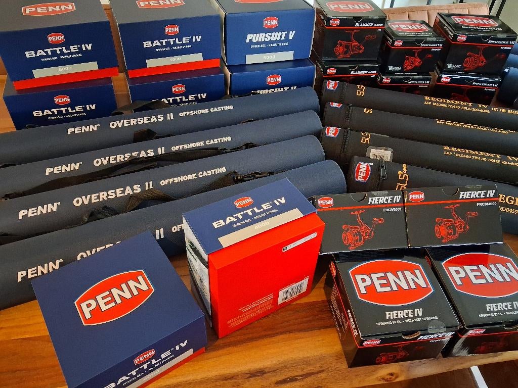 PENN Spinfisher/Battle/Pursuit/Slammer/Fierce/Wrath...Nieuw!, Tinstraat, Molen, Nieuw, Ophalen of Verzenden