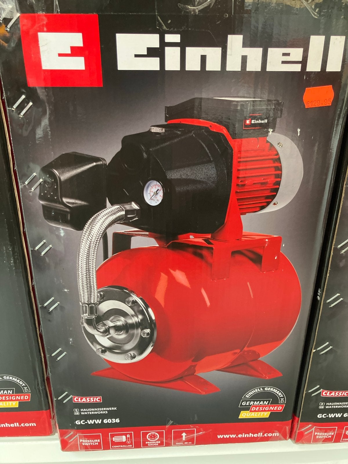 Einhell Classic GC-WW 6036 Hydrofoorpomp, Tuin en Terras, Waterpompen, Nieuw, Elektrisch, Hydrofoorpomp, Ophalen of Verzenden
