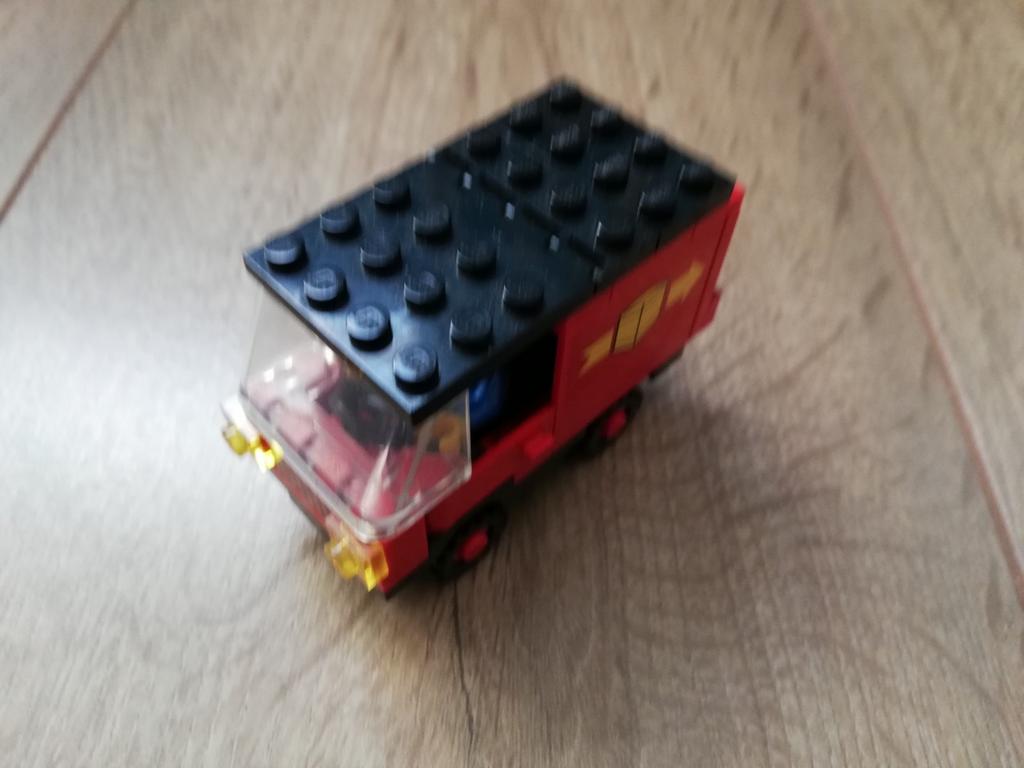 Lego delivery van 6624 compleet, zonder instructie en doos, Kinderen en Baby's, Speelgoed | Duplo en Lego, City, Lego, Ophalen of Verzenden