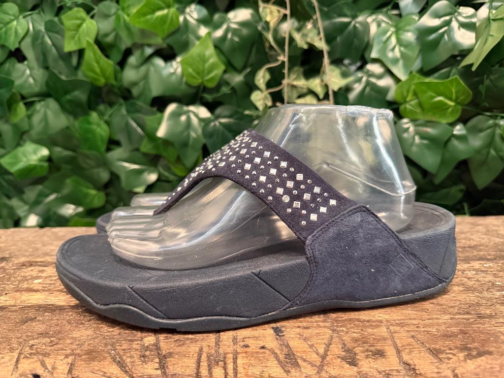 Nieuwe mooie slippers van Fitflop maat 42, Blauw, Nieuw, Ophalen of Verzenden, Fitflop
