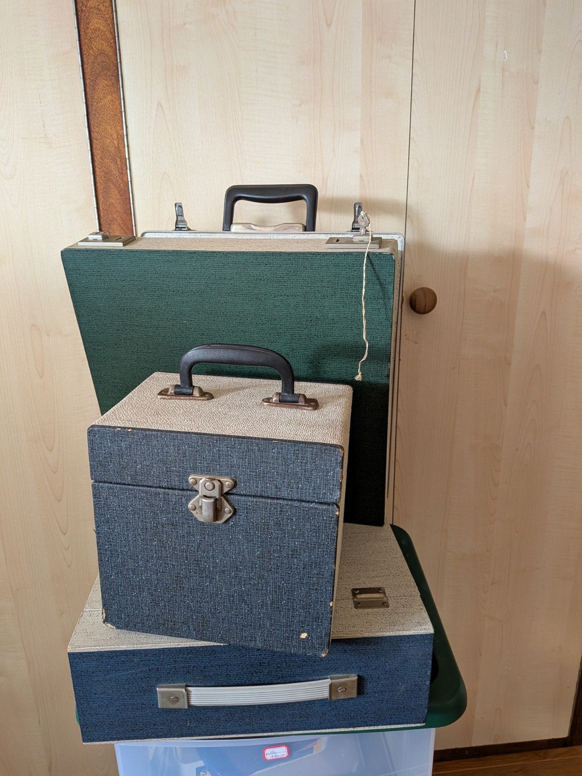 3 Vintage Koffers/Opbergdozen - Te Koop (ook los), Ophalen of Verzenden