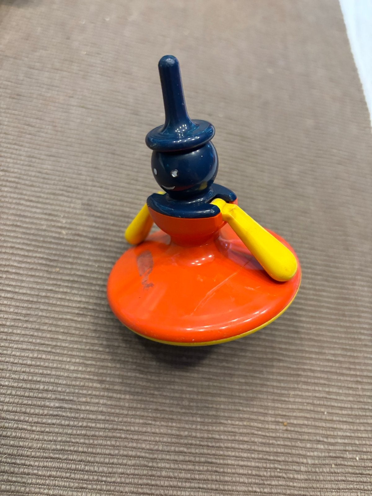 Vintage Ambi Toys Ballerina Tol Jaren '70/'80 blauw oranje!, Kinderen en Baby's, Speelgoed | Babyspeelgoed, Ophalen of Verzenden