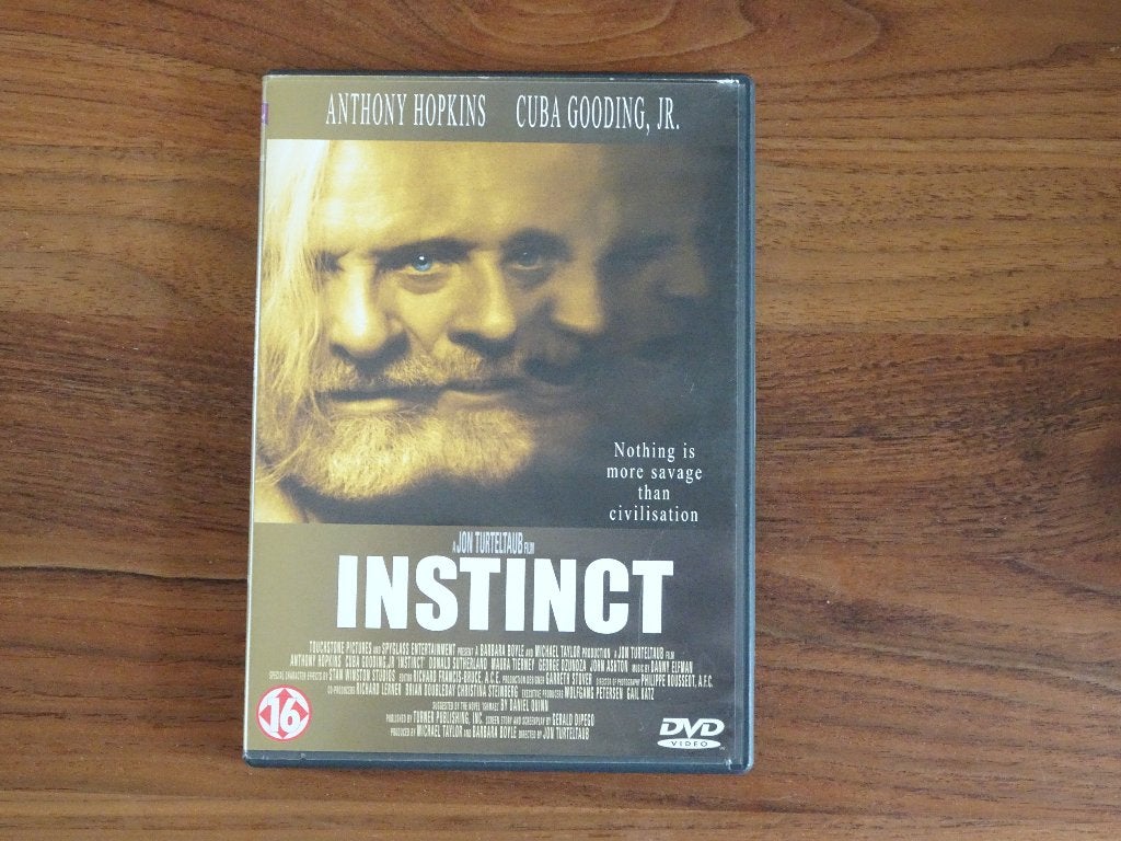 Instinct dvd, Vanaf 16 jaar, Ophalen of Verzenden, Gebruikt