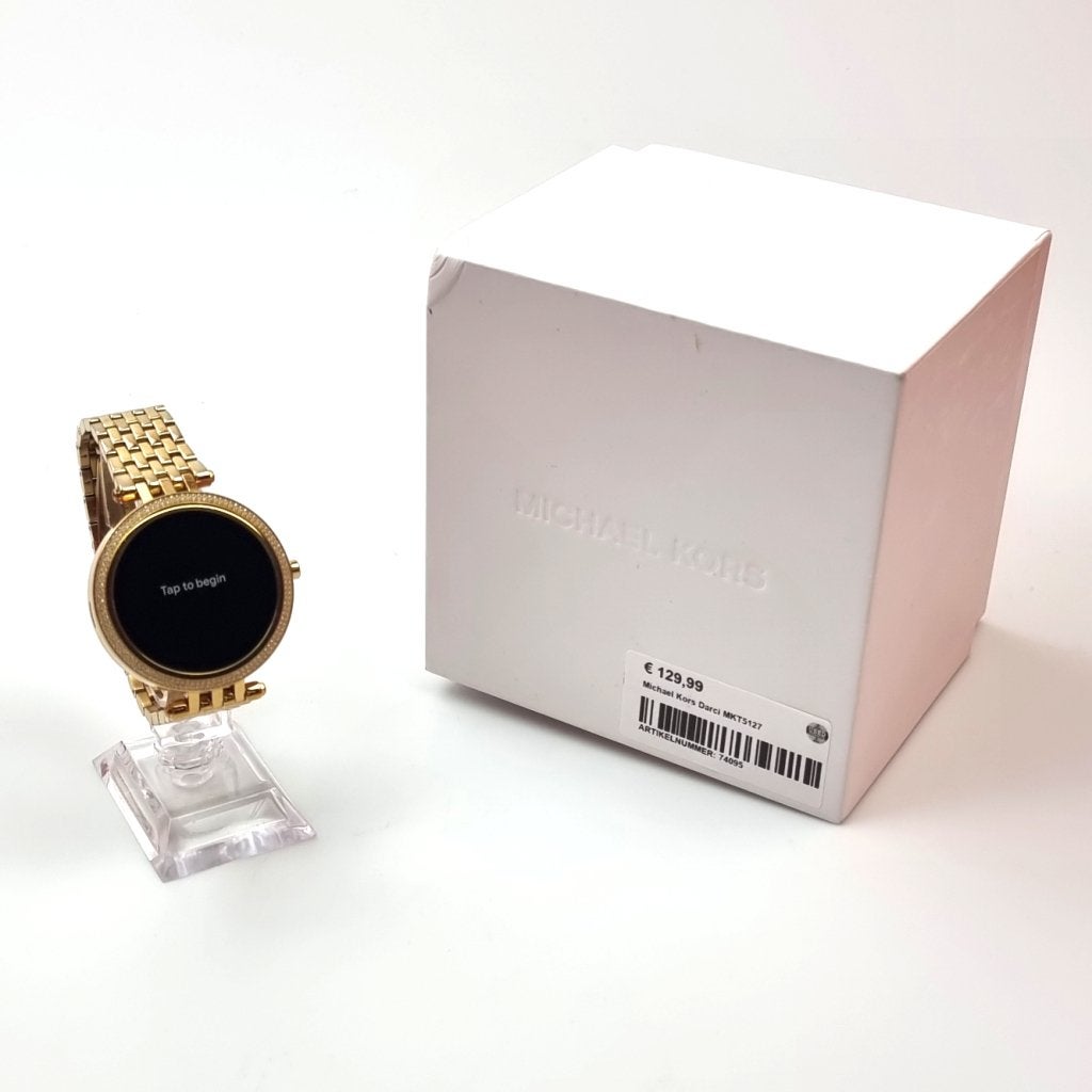 Michael Kors Darci MKT5127 Smartwatch, Michael Kors, Gebruikt, Support@michaelkors.com, 11 West 42nd Street
New York, NY 10036
United States