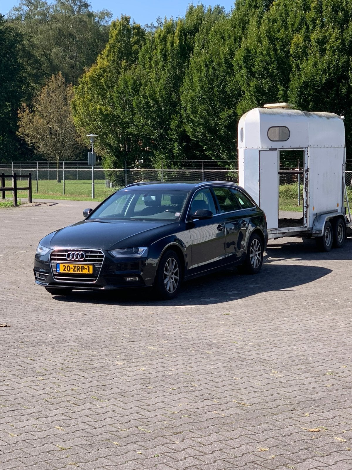 1,5 paards Paardentrailer Waco 1800, Ophalen, Gebruikt, Hout, 1½-paards trailer