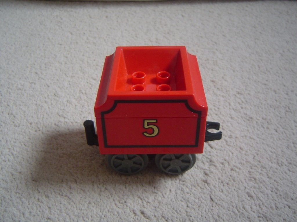 duplo wagonnetje van James (Thomas de trein serie), Ophalen of Verzenden, Gebruikt, Duplo