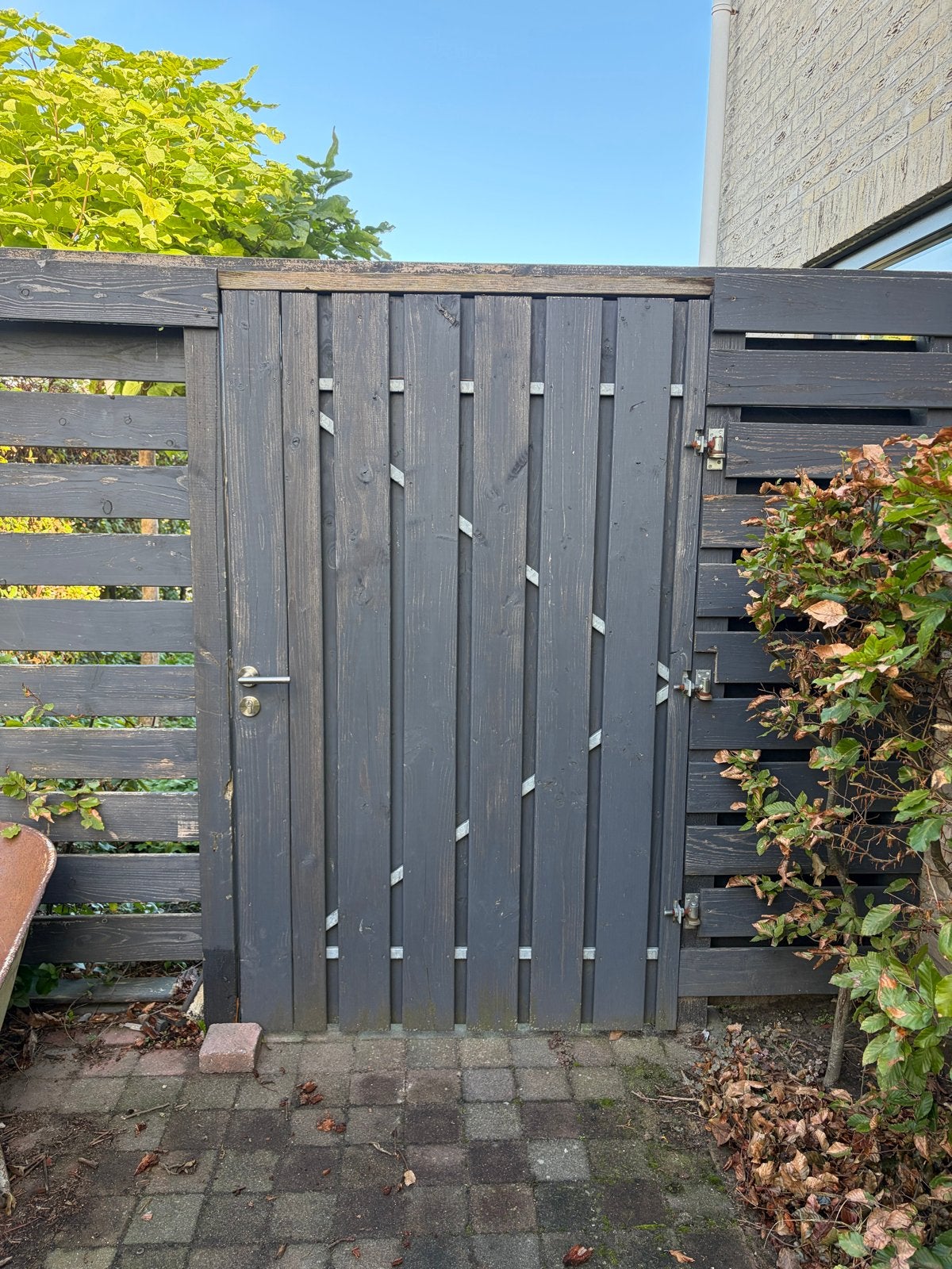 Gratis af te halen houten tuinpoort, Ophalen, Met poort, Gebruikt, Tuinhek