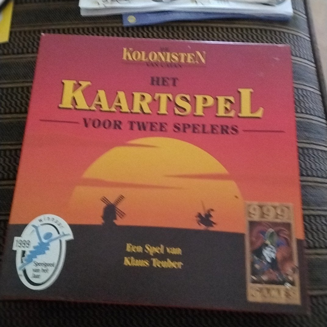 Kolonisten van Catan: Het Kaartspel voor Twee Spelers, Een of twee spelers, Ophalen of Verzenden, Gebruikt, 999 Games