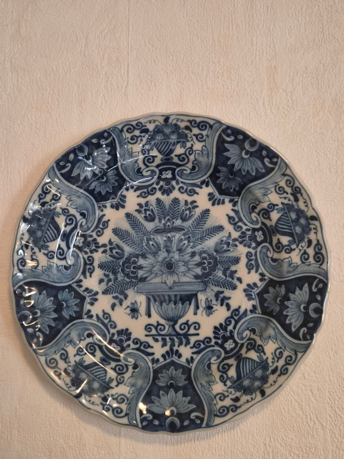 Delfs blauw bord, Ophalen of Verzenden