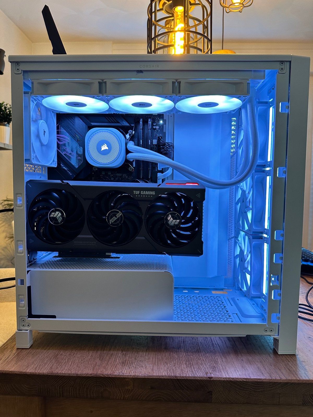 Premium White Gaming PC – i7-14700K + RX 7800 XT, Ophalen, 32 GB, Nieuw, Gaming