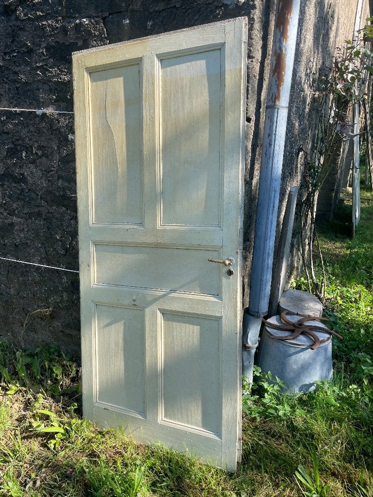oude houten binnendeur met mooie klink, Ophalen, Gebruikt, 80 tot 100 cm, Binnendeur