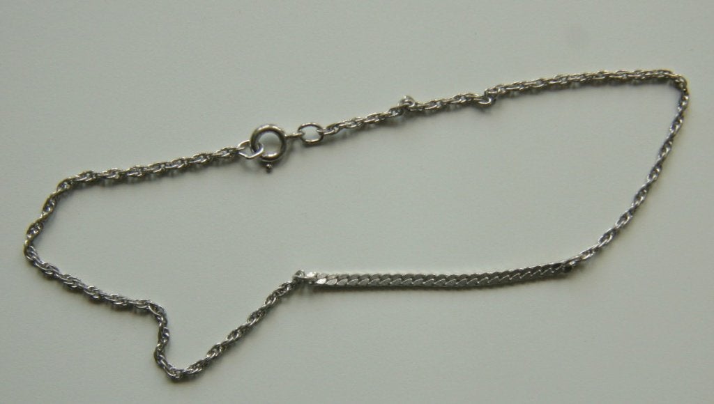 Enkel Ketting small Avon - Ring small Avon - A van Avon 1360, Verzenden, Zo goed als nieuw, Zilver, Overige materialen