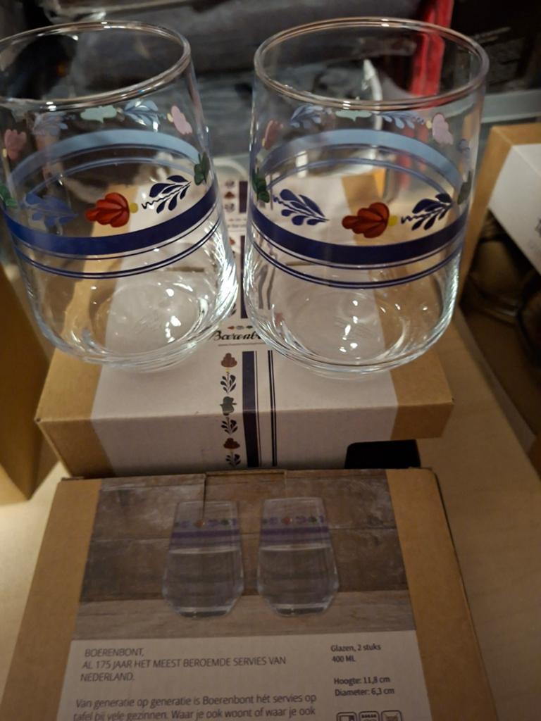 Boerenbont, van alles wat. Zie omschrijving., Theepot/fluitketel, Glas, Nieuw, Ophalen of Verzenden