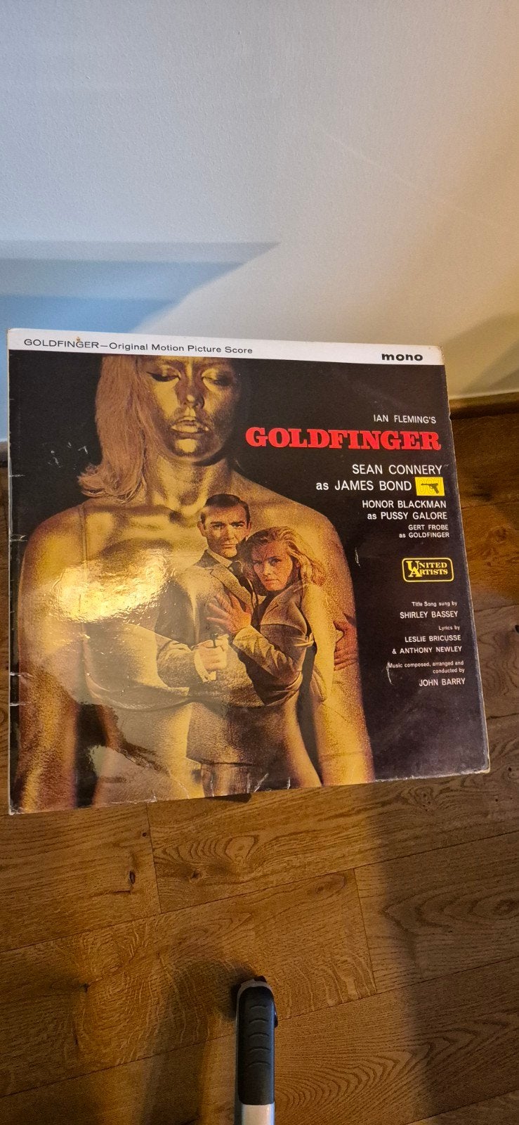 Goldfinger Soundtrack LP - Originele Persing 1964, Ophalen