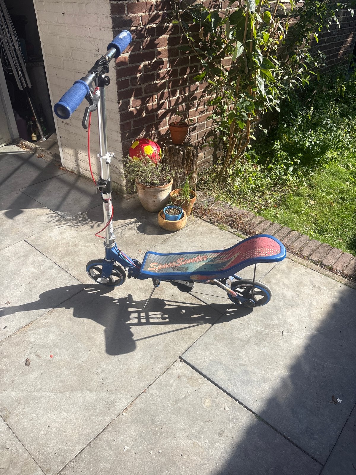 Space Scooter - Blauw, Gebruikt, Fietsen en Brommers, Steps, Ophalen of Verzenden, Gebruikt, Gewone step