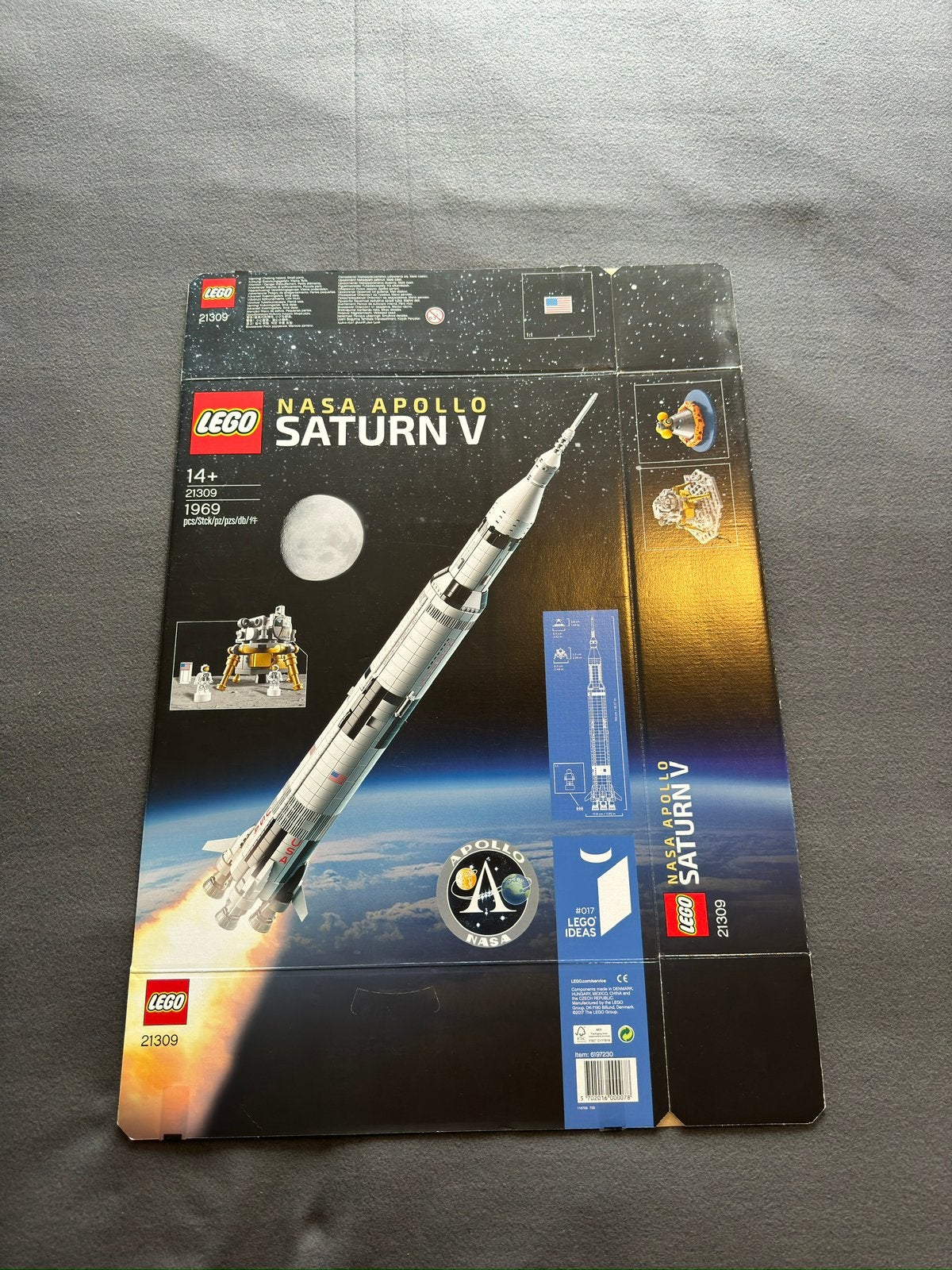 Lego 21309 nasa apollo saturn v ideas 17 compleet, Kinderen en Baby's, Speelgoed | Duplo en Lego, Zo goed als nieuw, Lego, Complete set