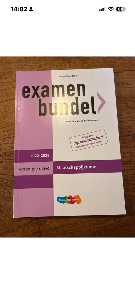 Examen bundel vmbo maatschappij kunde / Duits, Boeken, Schoolboeken, Ophalen of Verzenden, Zo goed als nieuw, VMBO, Duits