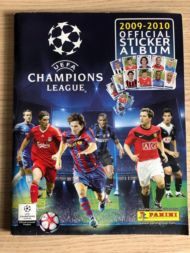 Panini UEFA Champions League 2009-2010 100% compleet, Ophalen of Verzenden, Zo goed als nieuw