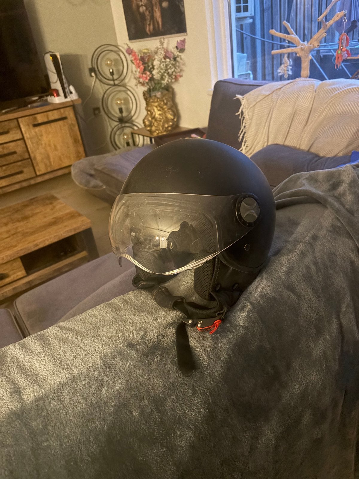 Vito Helmets scooterhelm, mat zwart, maat S, Ophalen, Zo goed als nieuw, Small