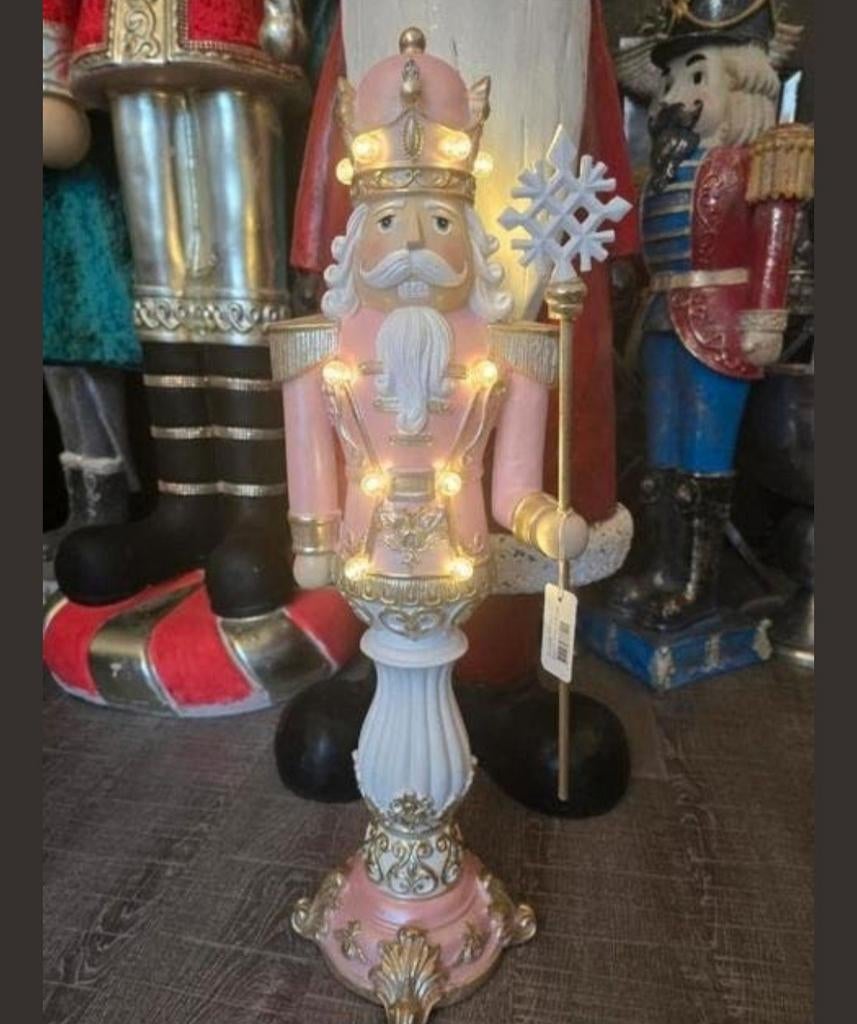 Prachtige decoratieve notenkraker kandelaar., Ophalen, Nieuw