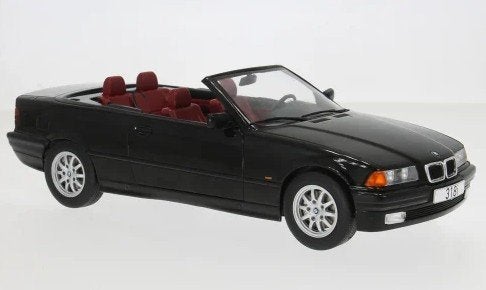 BMW 3-serie (E36) Cabriolet 1996 Zwart - MCG 1:18, Overige merken, MCG, Auto, Nieuw